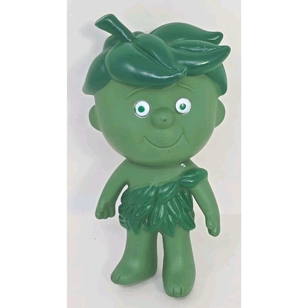 Vintage Jolly Green Giant Little Sprout Boy Rubber Vinyl Doll Toy 6" U11